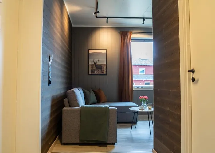 דירה Alpan Apartments, Lyngenfjord Olderdalen