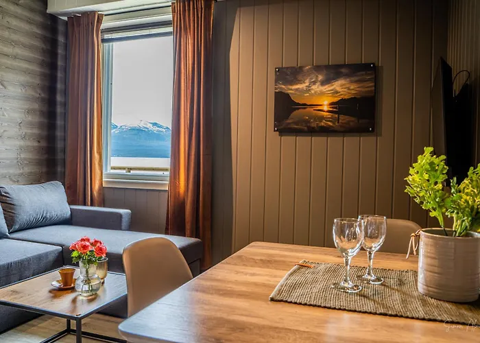 דירה Alpan Apartments, Lyngenfjord Olderdalen