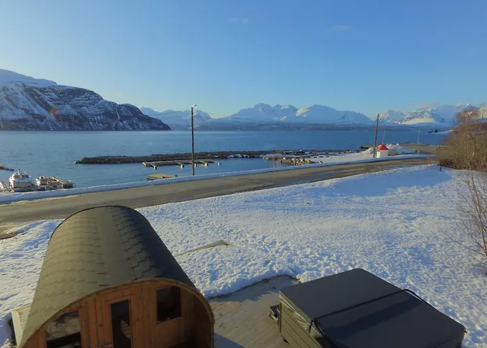 公寓 Alpan Apartments, Lyngenfjord Olderdalen