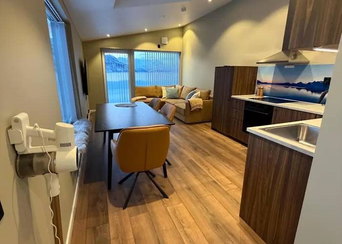 Alpan Apartments, Lyngenfjord 公寓 Olderdalen