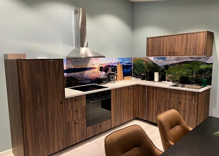 公寓 Alpan Apartments, Lyngenfjord Olderdalen